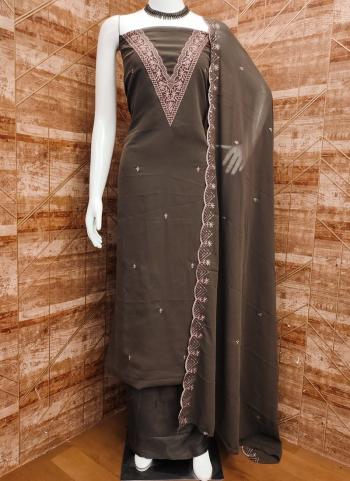 DS274 Georgette Silk Wholesale Dress Materials 4 Pieces Catalog